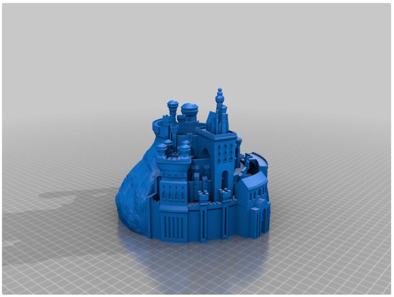 城堡种植园主3D打印模型