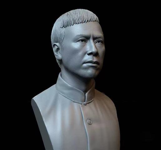 叶问 胸雕3D打印模型