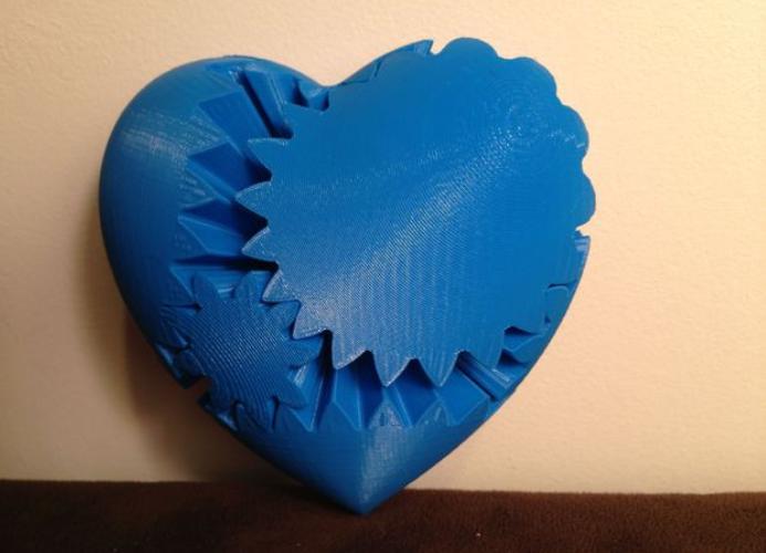 3D打印机械心脏齿轮3D打印模型