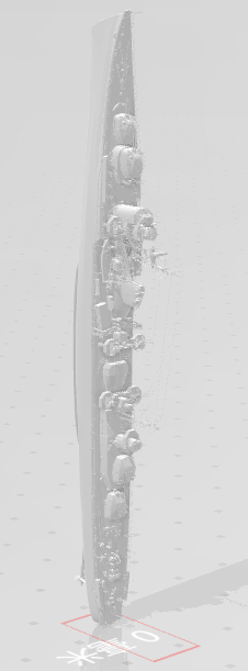 岛风舰3D打印模型
