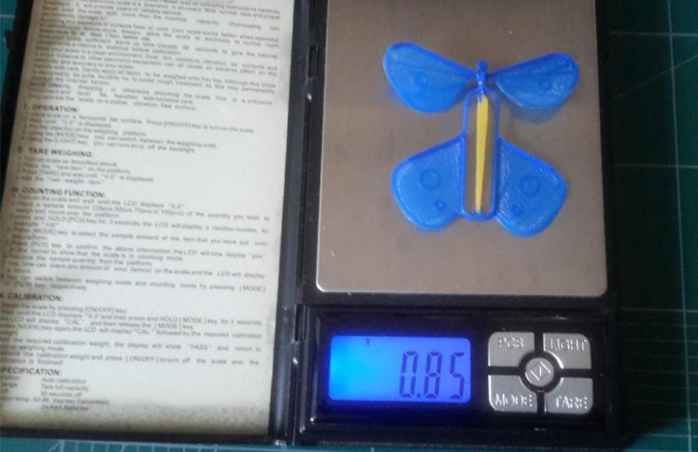 全3D打印飞行蝴蝶3D打印模型