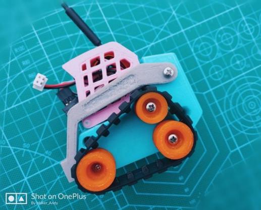 遥控铲车3D打印模型