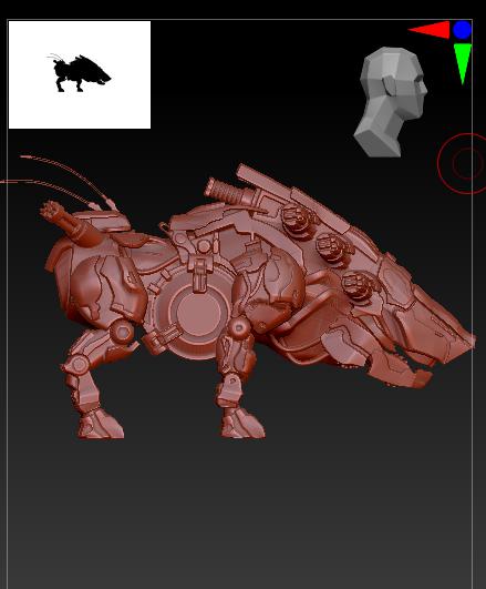 机器猪3D打印模型