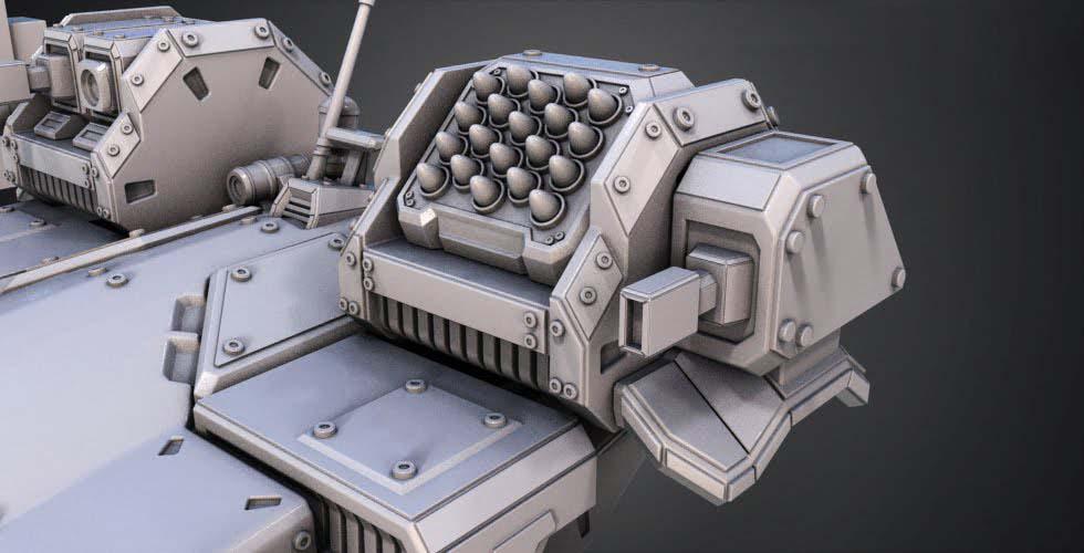 机甲战士 帝王蟹3D打印模型
