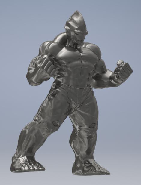 肌肉迪迦3D打印模型