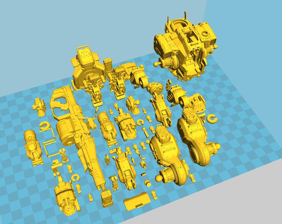 泰坦陨落 BT7274 ge站拼装可动版3D打印模型