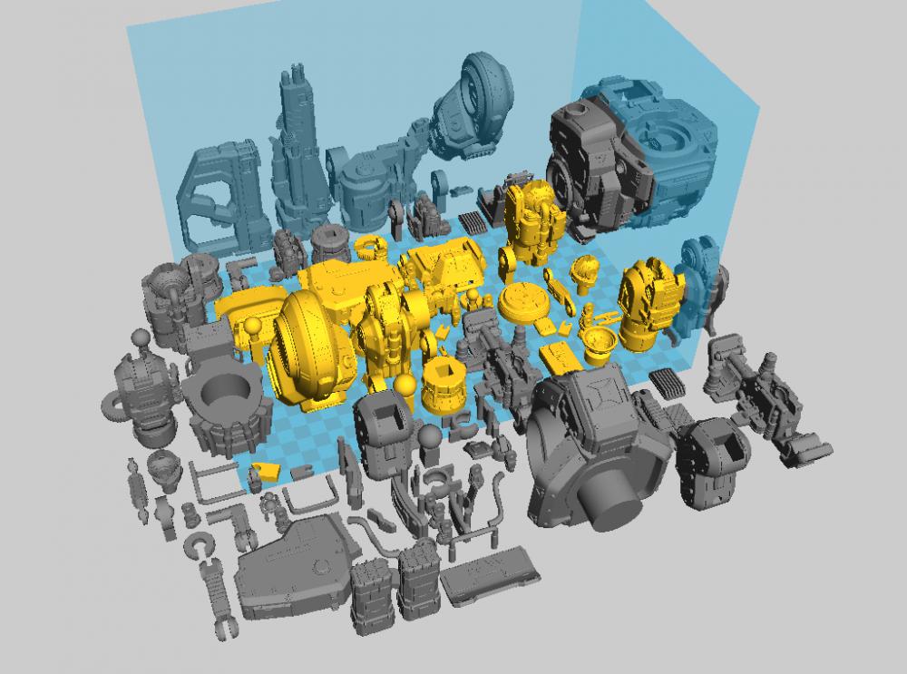 泰坦陨落 BT7274 ge站拼装可动版3D打印模型