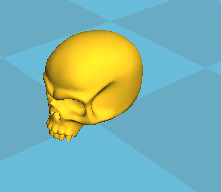 骷髅头3D打印模型