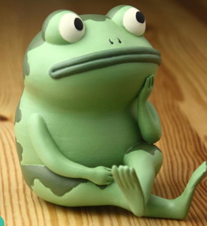 翘腿青蛙3D打印模型