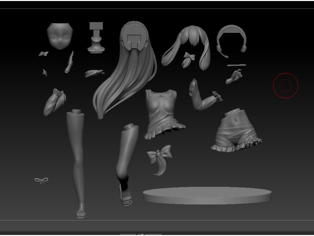 和泉纱雾3D打印模型