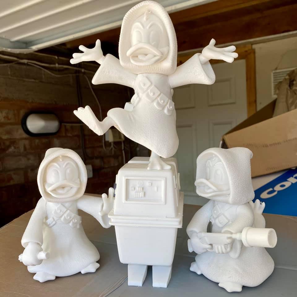 迪士尼 三只小鸭3D打印模型