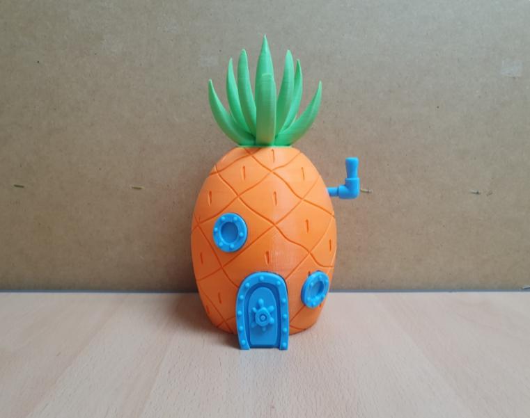 菠萝堡存钱罐3D打印模型