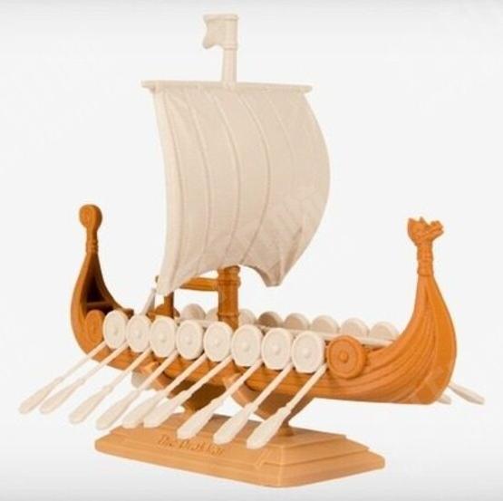 拼装帆船3D打印模型