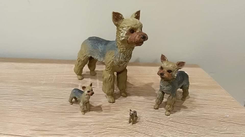 约克夏犬3D打印模型