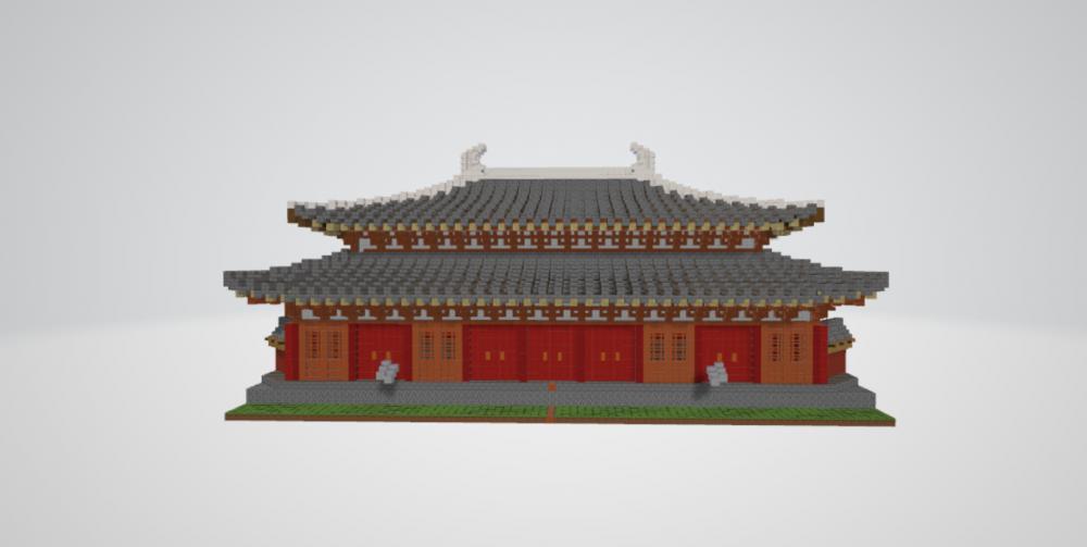 我的世界古建筑万象神宫13D打印模型