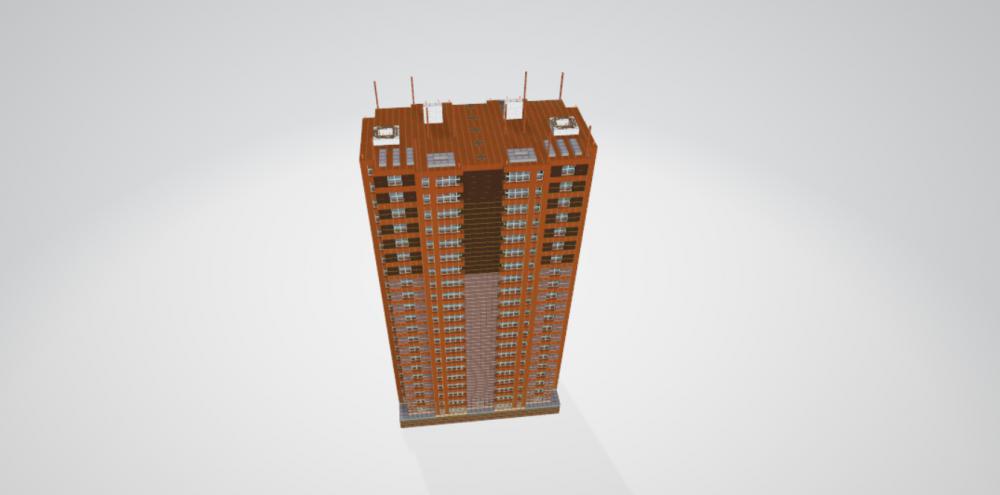 我的世界现代城市建筑33D打印模型