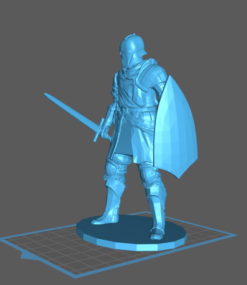 黑魂 骷髅骑士3D打印模型