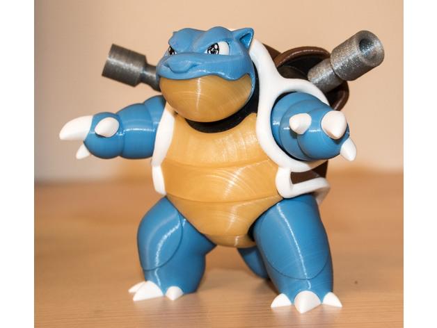 神奇宝贝-水箭龟3D打印模型