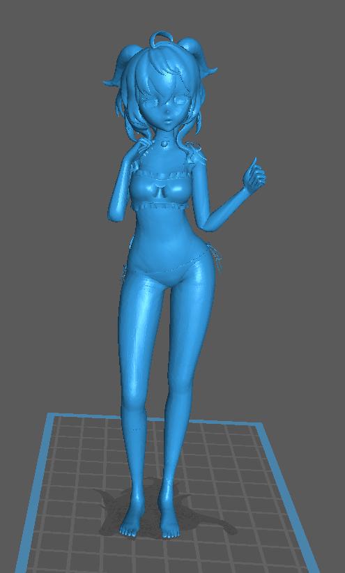 泳衣甘雨3D打印模型