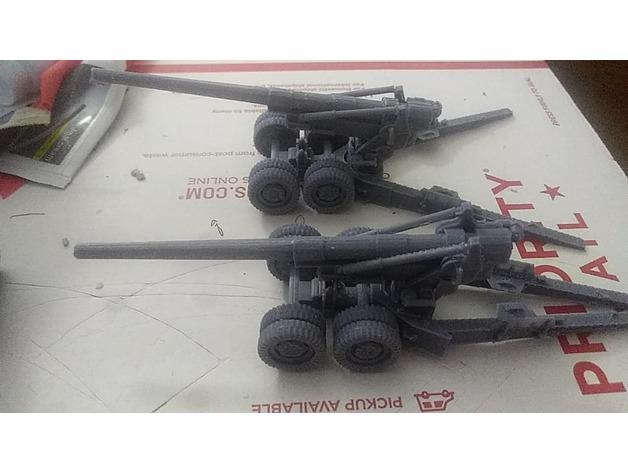 M1 155MM榴弹炮3D打印模型