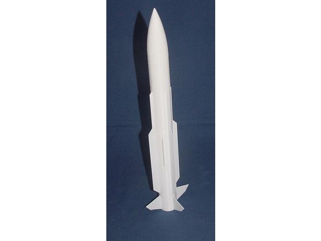 AGM-78标准反辐射导弹3D打印模型