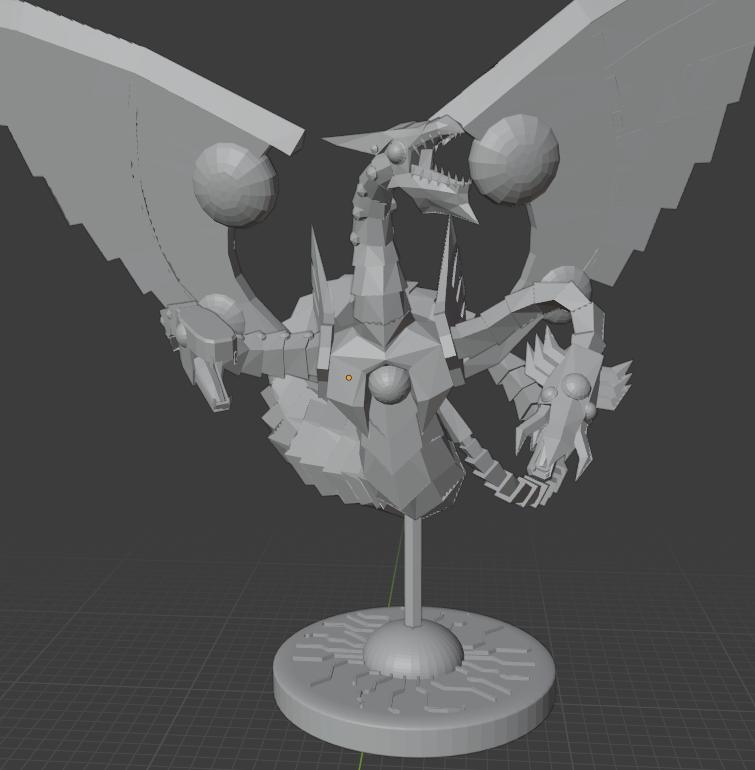 游戏王电子终结龙3D打印模型