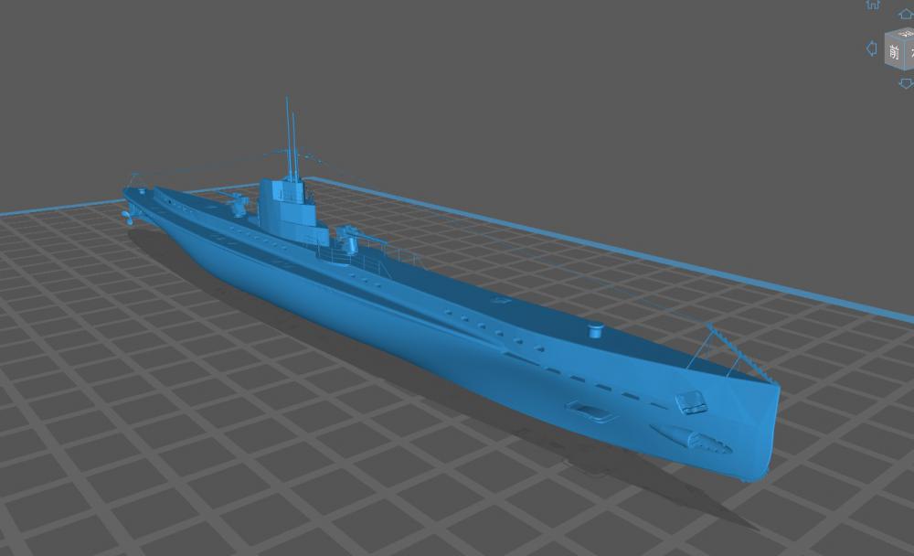 德国潜艇U353D打印模型