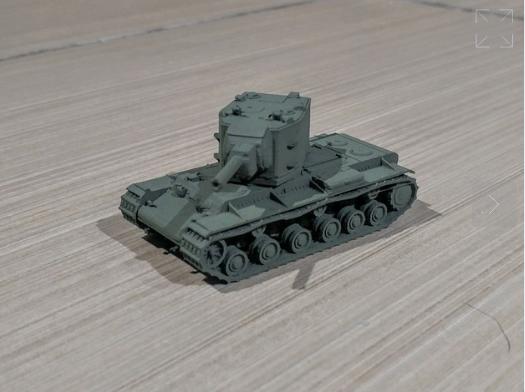 苏联KV-2坦克3D打印模型