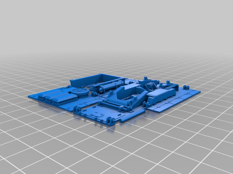 卡尔臼炮3D打印模型