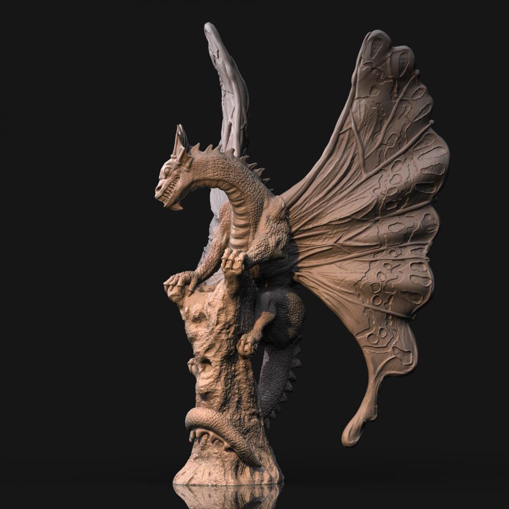 仙女龙 精灵龙3D打印模型