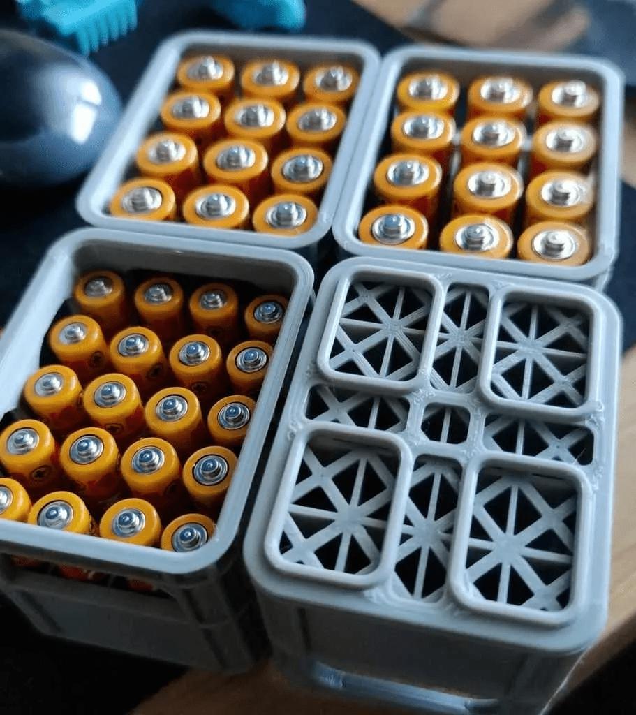 啤酒箱电池仓3D打印模型