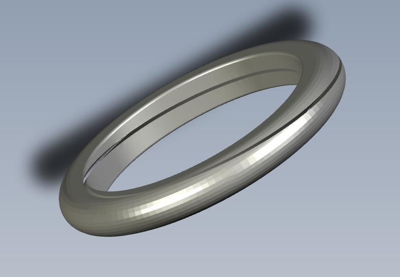 摩比斯环戒指3D打印模型