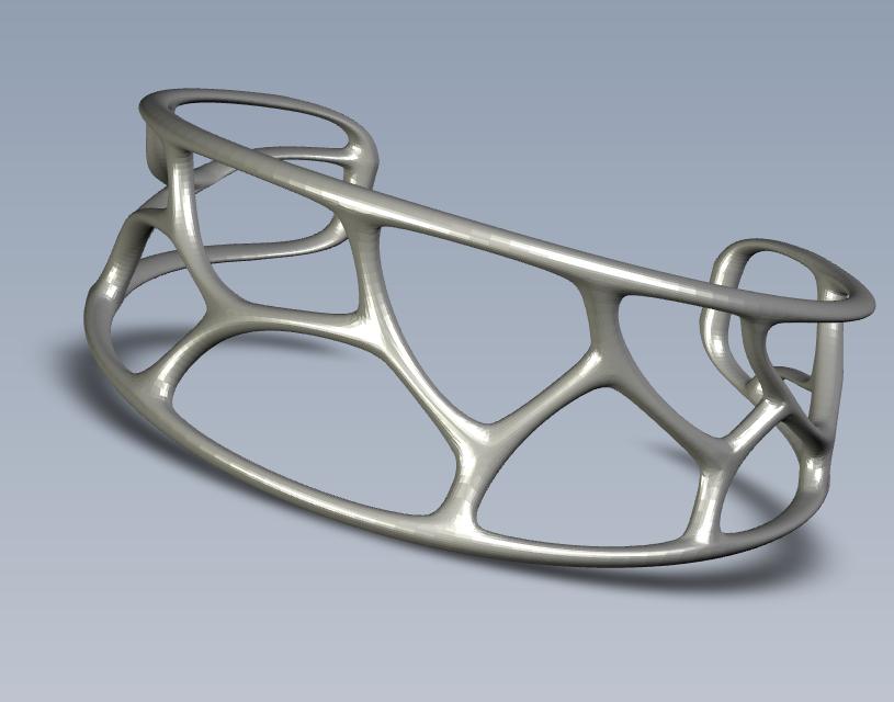 网格戒指3D打印模型