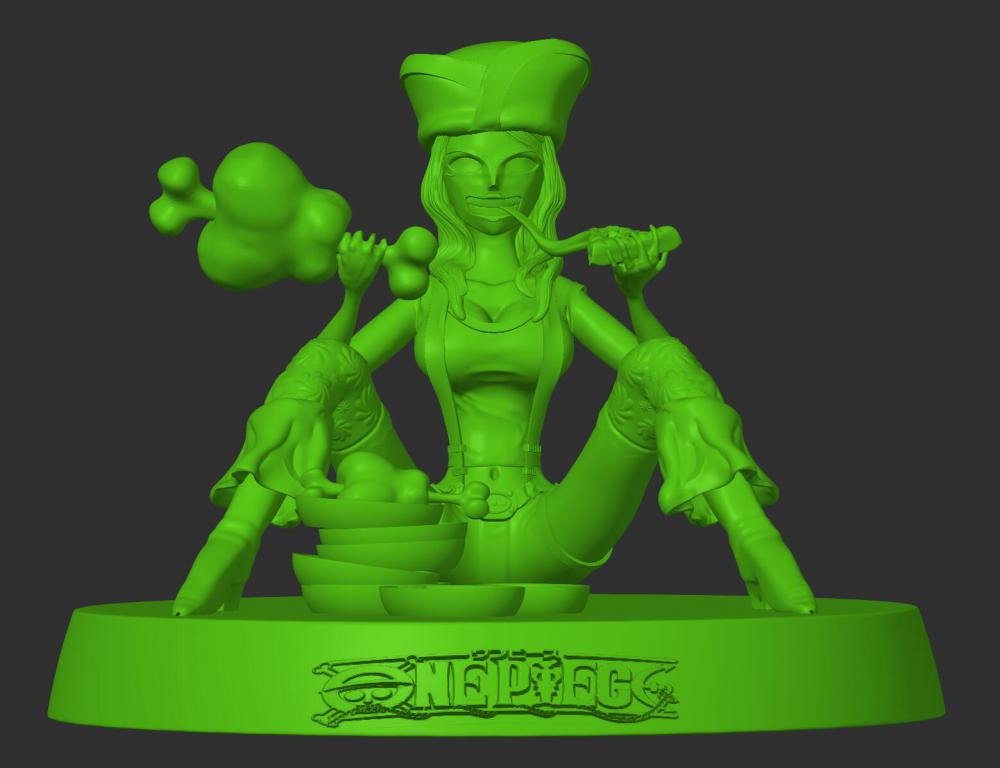 海贼王 乔艾莉·波妮3D打印模型