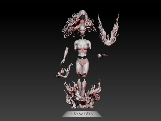 漫威 X战警 黑凤凰3D打印模型
