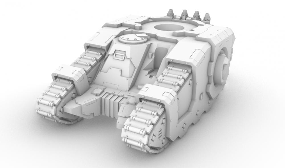 战锤坦克车4款合集3D打印模型