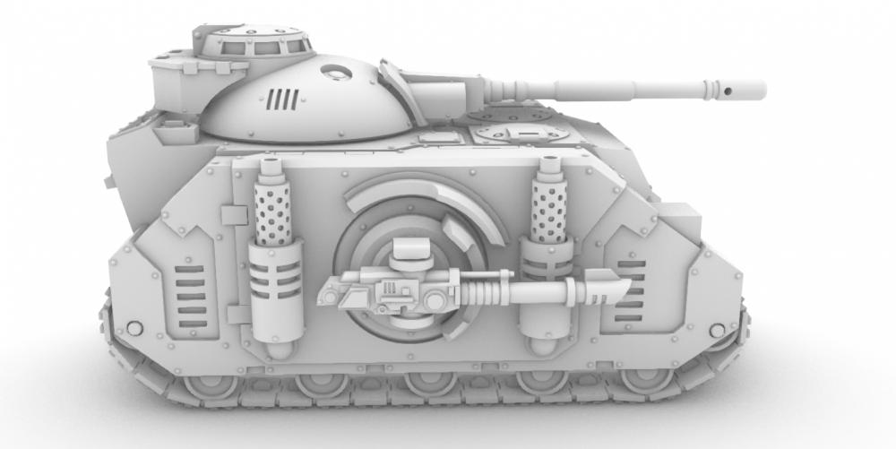 战锤坦克车4款合集3D打印模型
