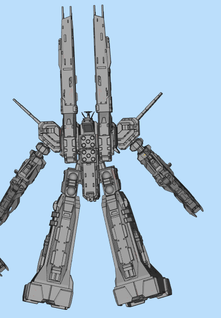 太空堡垒 母舰3D打印模型