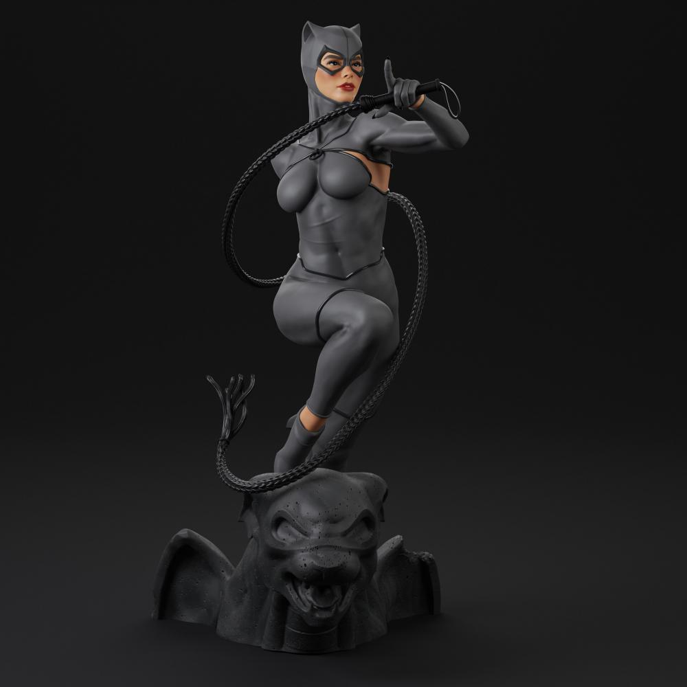 漫威 DC 猫女 挥鞭3D打印模型