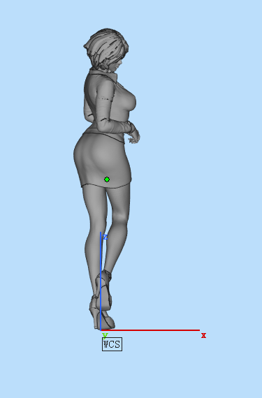 办公室女职员3d模型3D打印模型