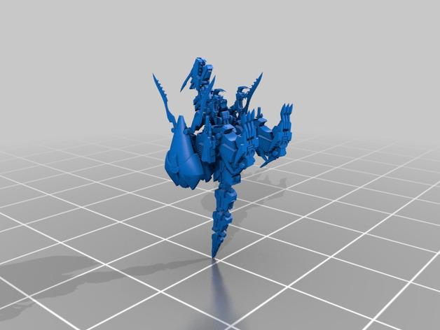 索斯机械兽 真红虐杀龙3D打印模型