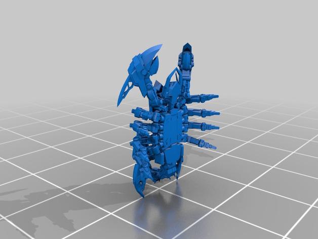索斯机械兽 死亡毒蝎3D打印模型