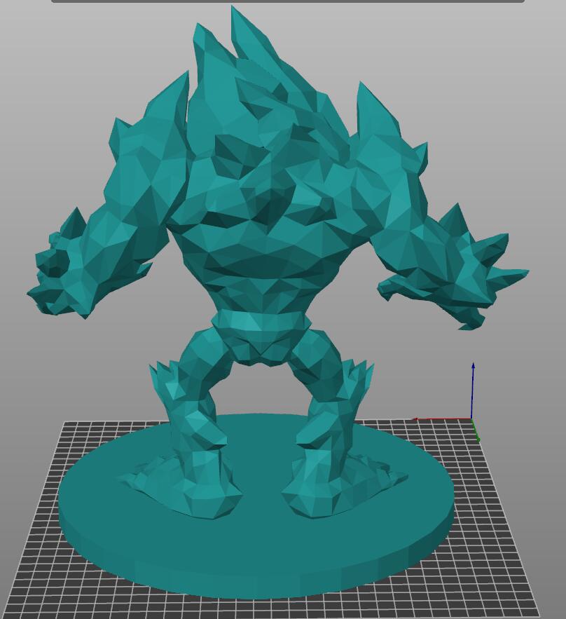 LOL英雄联盟石头人3D打印模型