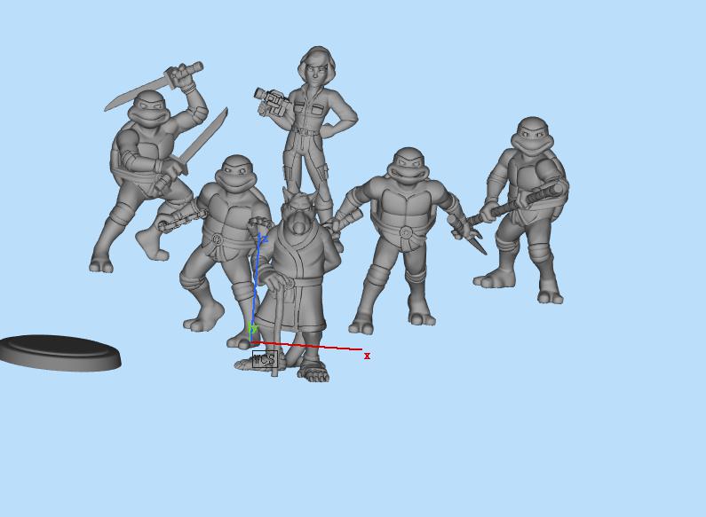 忍者神龟合集3D打印模型