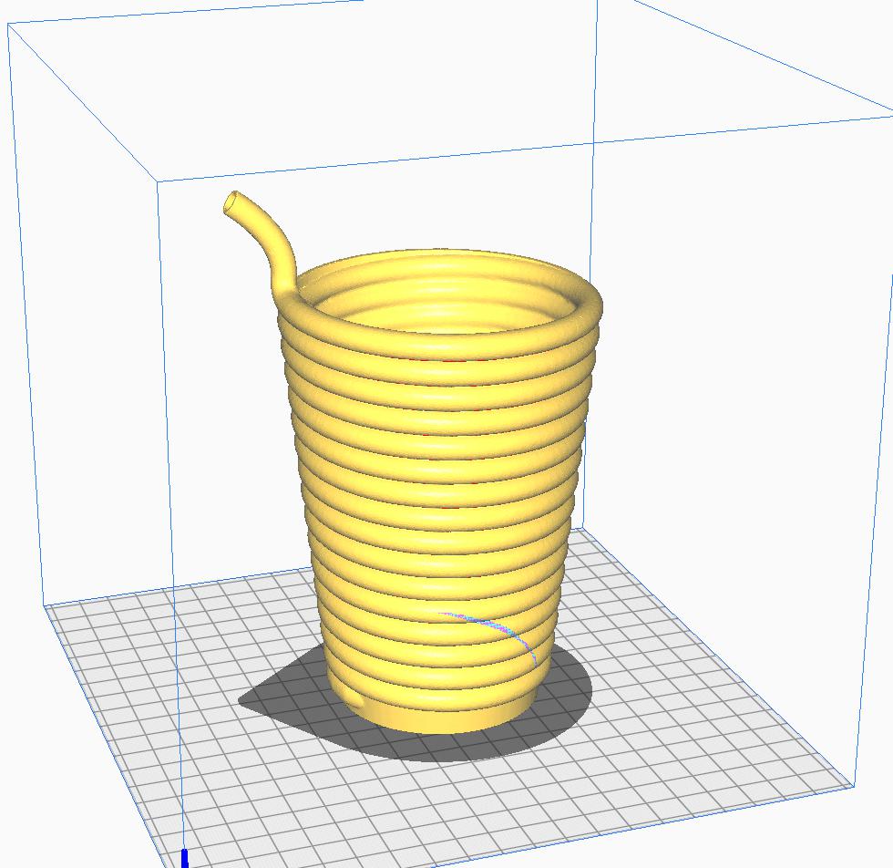 螺旋水杯3D打印模型