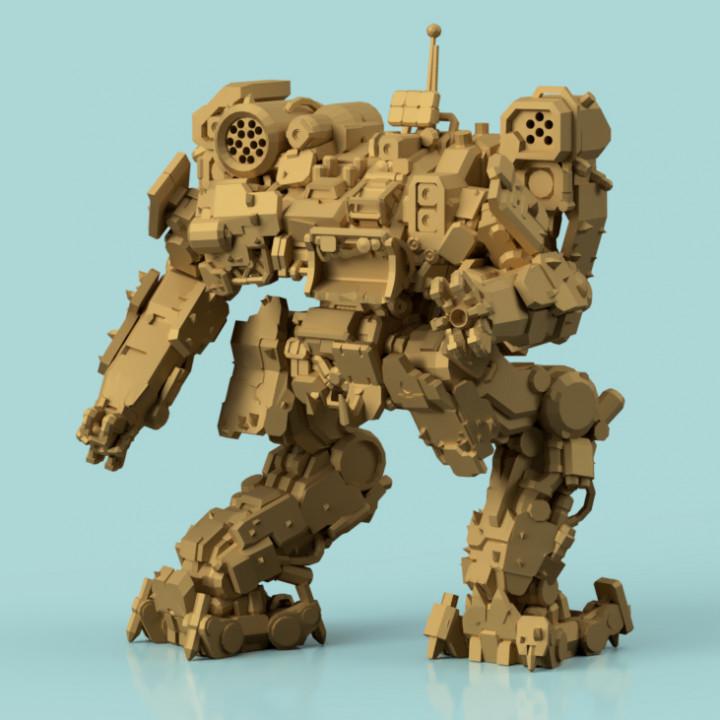 科幻机甲-机器人3D打印模型
