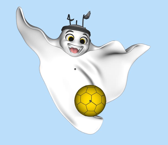 世界杯卡塔尔吉祥物-拉伊卜3D打印模型