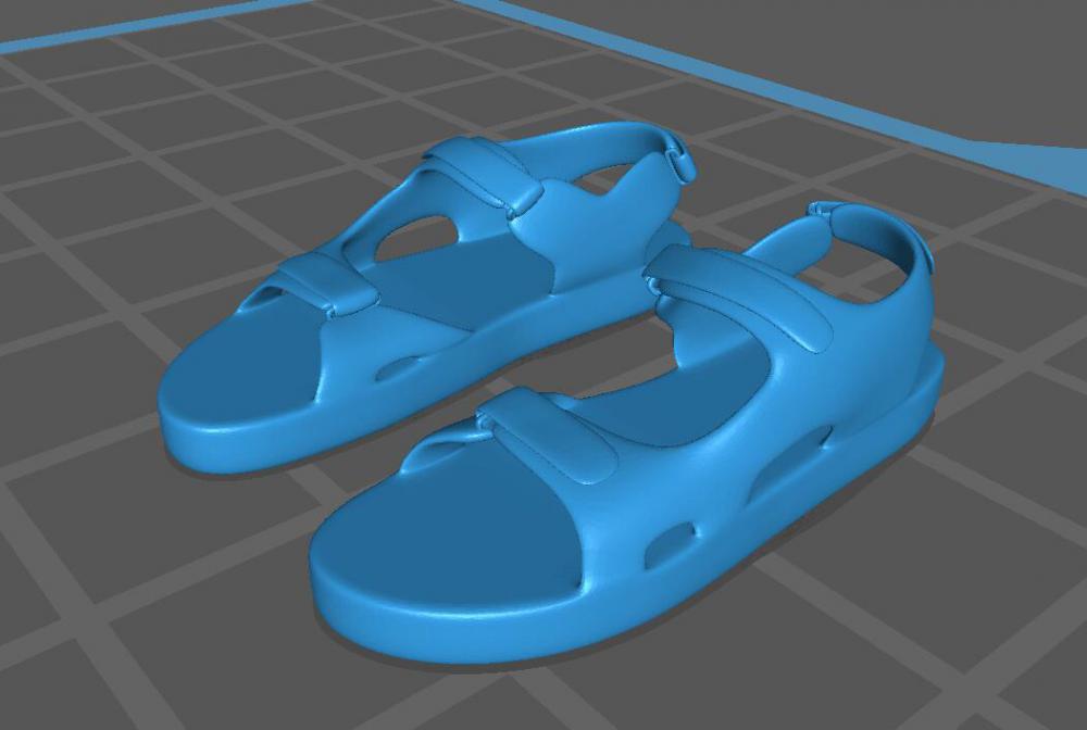 凉鞋3D打印模型