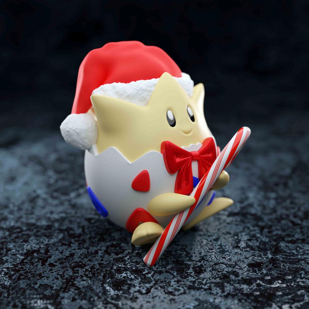 波可比 圣诞版3D打印模型