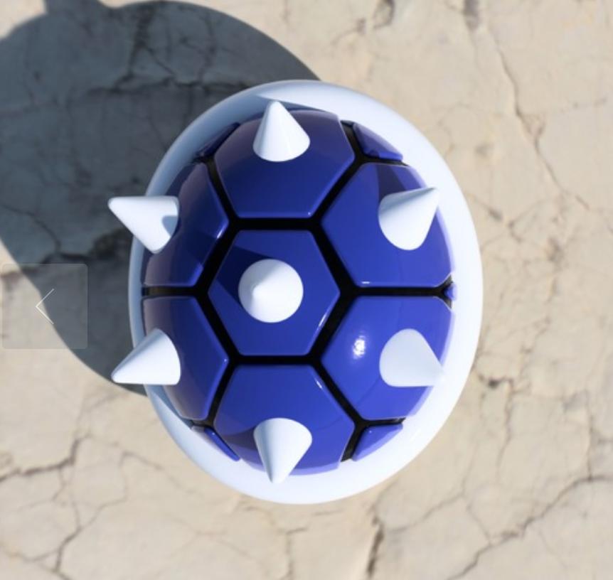 【超级玛丽奥德赛】NPC 具刺壳蓝乌龟3D打印模型